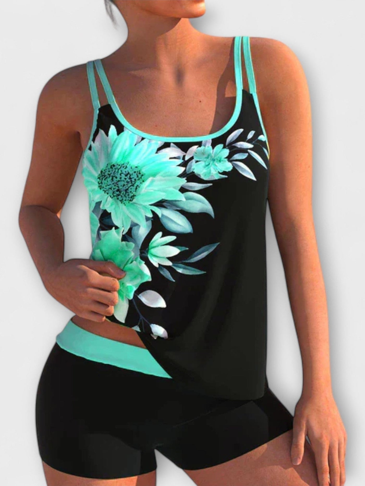 Coralia - Tankini Tropical Bloom