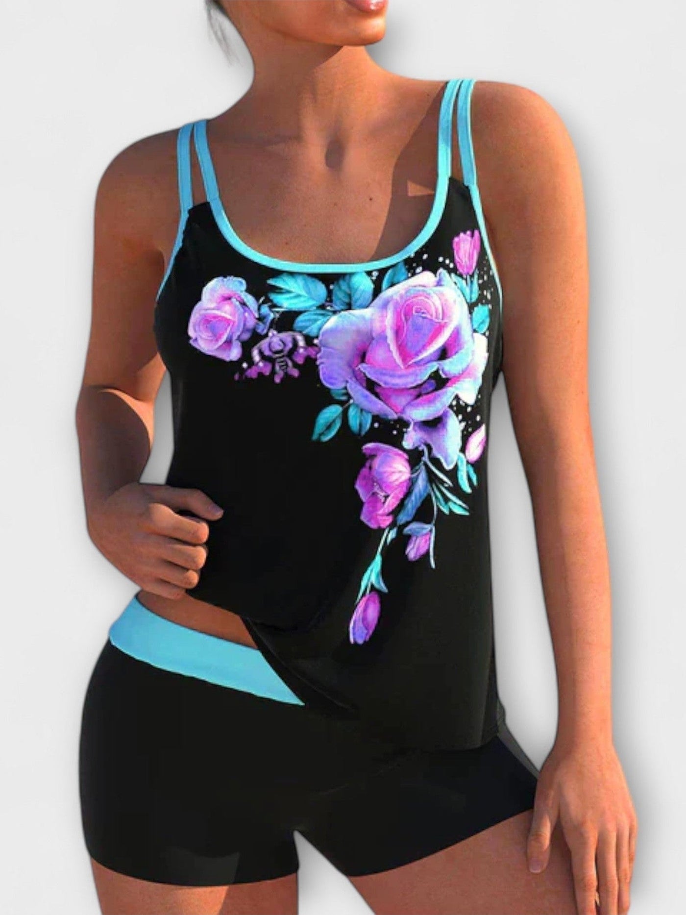 Coralia - Tankini Tropical Bloom