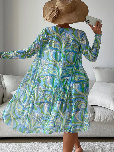 AMALFI - Conjunto de Bikini de Cintura Alta con Cover-Up