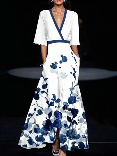 Elisa - Vestido Elegante de Manga Corta