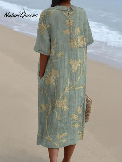 Merel - Vestido Floral Vintage