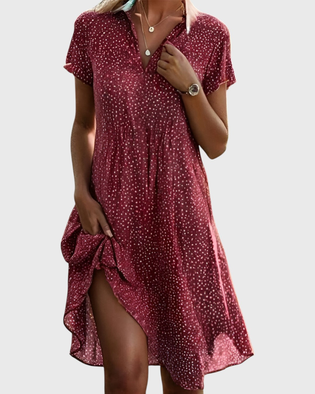 Julietta - Vestido midi de lunares