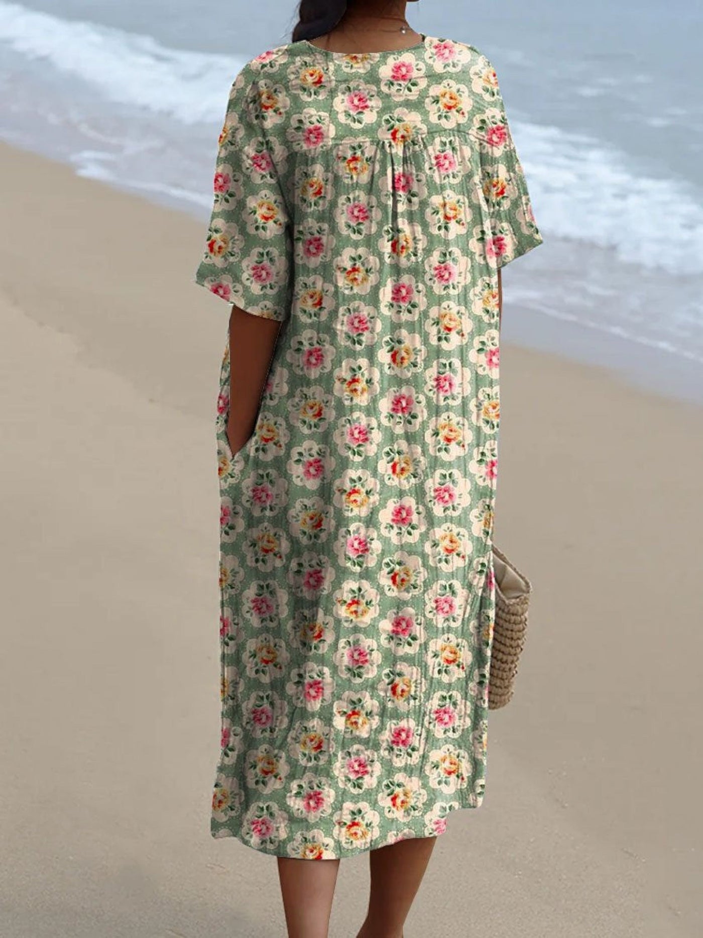 Femke - Vestido Floral Vintage